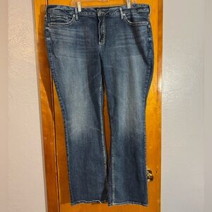 Silver Jeans Women's Suki Slim Boot in Deep Blue